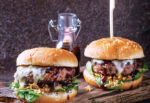 Pepper and Onion Burgers