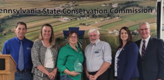 Barbara Pearce honored by Pa. Association of Conservation Districts