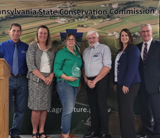 Barbara Pearce honored by Pa. Association of Conservation Districts