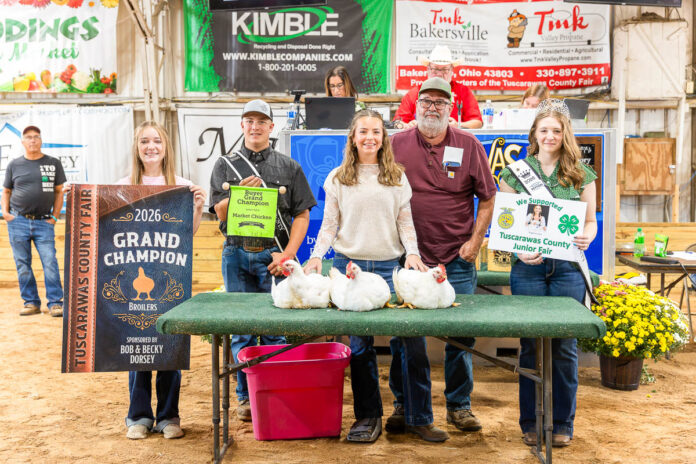 GRAND CHAMPION BROILER: TEAGANN LEISER
