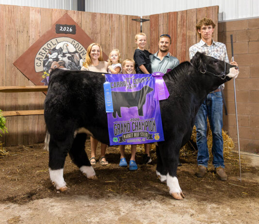 2026 Carroll County Fair Livestock Sale results