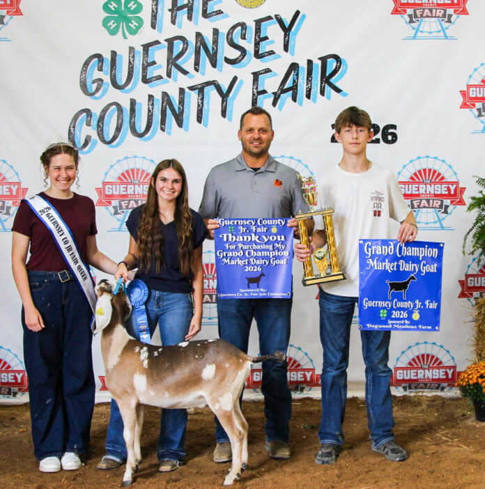 GRAND CHAMPION MARKET DAIRY GOAT: KINZLEY NEISWONGER