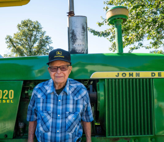 A century of life: Soon-to-be 100 year old is gifted favorite John Deere tractor Jay Calame