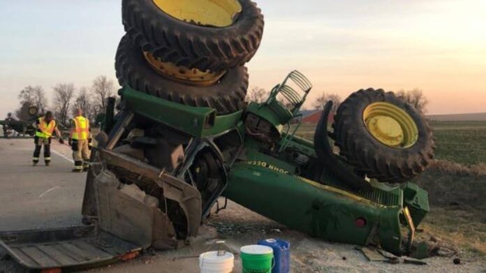 tractor accident